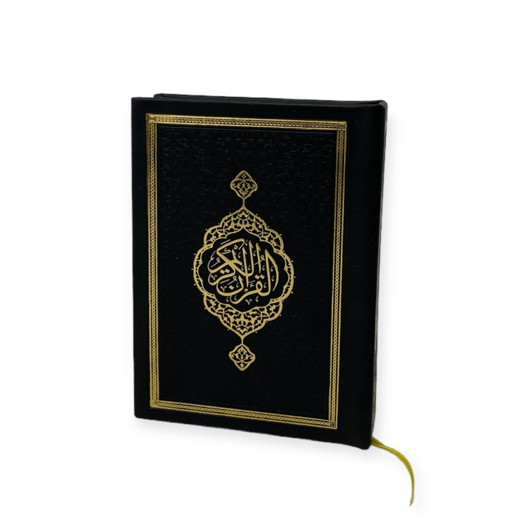Pocket Size Full Quran With Hard Leather Cover Othmanic Script 11X8cm Black Pocket Size Full Quran With Hard Leather Cover Othmanic Script 11X8cm Black