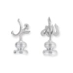 Allah and Muhammad islamic Ornament Silver