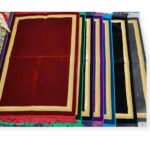 Islamic Prayer Mat - Plain Prayer Mat – Rectangle Design Sajjadah Jaynamaz Salah Prayer Rug by Turklish Alif
