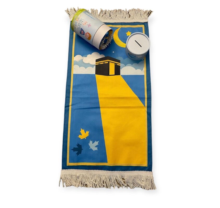 Islamic Prayer Mat - Child Prayer mat with gift box