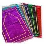 Black Plain Prayer Mat Sajjadah Jaynamaz Salah Prayer Rug – Turkish Islamic Prayer Mat