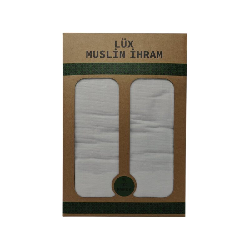 Hajj and Umrah Essential - 100% Cotton Muslin Ihram 110x220cm – Comfortable & Lightweight Hajj Garment
