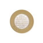 Islamic Wall Frame - Ayatul-e-kursi Gold & White wall Hanging Frame & Stand Plate TB-0309-0172