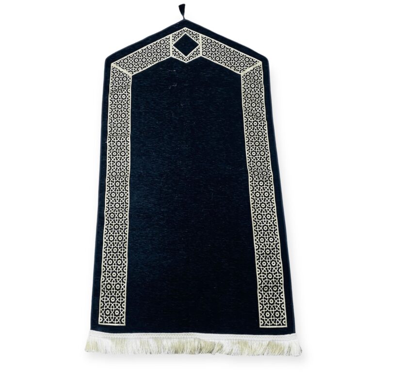 Islamic Prayer Mat - Waaw Premiup chenille prayer mat With Tassel High Quality
