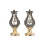 Beautiful 99 Names of Allah islamic ornament Gold and silver
