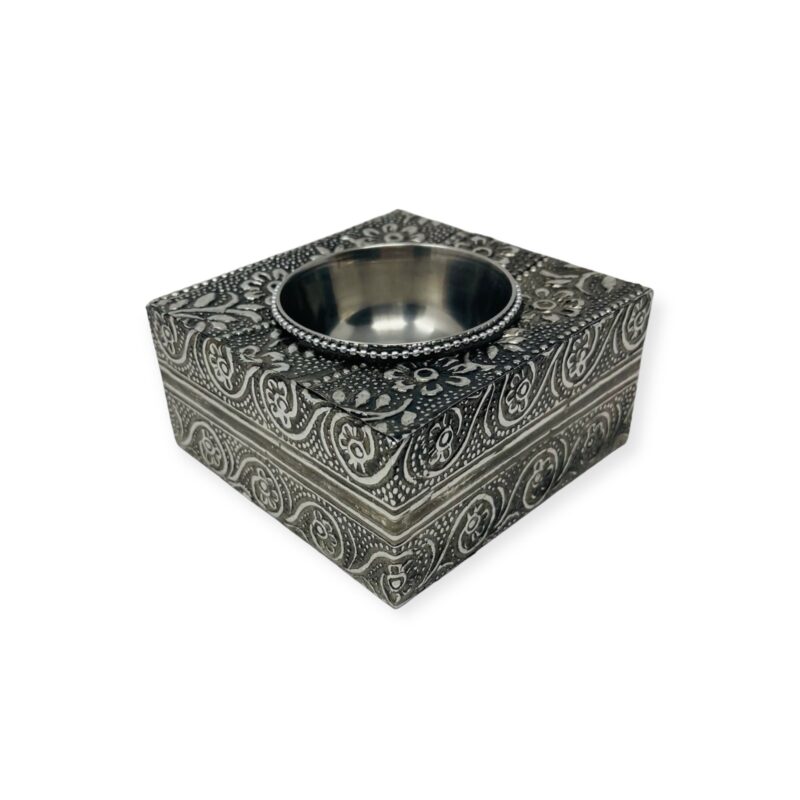 Bakhoor Incense - Bakhoor Oudh Burner Silver Colour