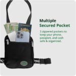 Hajj and Umrah Essential - Hajj Safe Side & Neck Bag, Bag Anti-Theft Waist Bag, Shoe Bag for Men Women Water Resistant