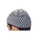 Muslim Prayer Hat - Designer Woolly Prayer Hat – Turkish Kufi Skull Cap