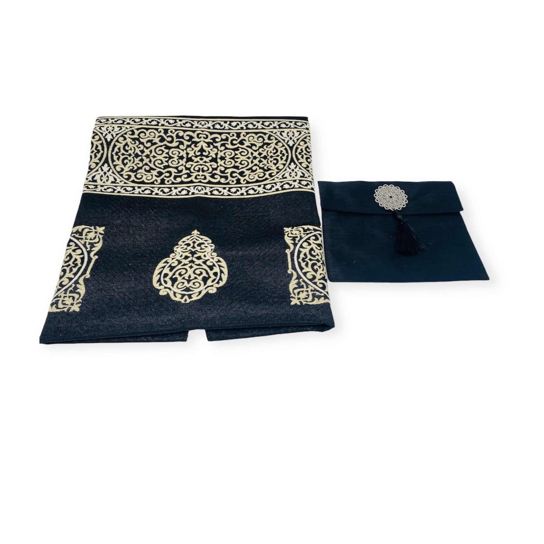 Islamic Prayer Mat - Kaba design prayer mat with Paking Islamic Prayer Mat - Kaba design prayer mat with Paking