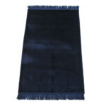 Islamic Prayer Mat - Plain prayer mat sajjadah jaynamaz salah prayer Navy