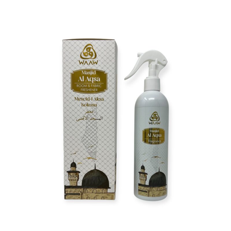 Islamic Air Freshener - Masjid Al Aqsa Room & Fabric Freshener – 400 ml Water-Based Arabic Fragrance