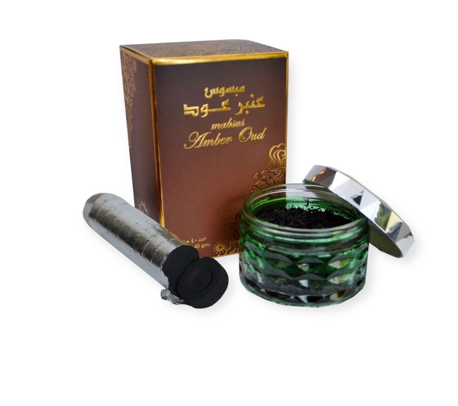 Bakhoor Incense - Suroori Bakhoor Amber Oud Mabsus Incense 40g