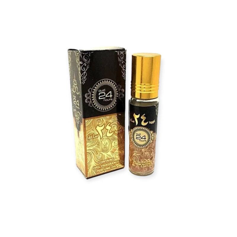 Arabian Perfume - Oud 24 Hours 10ml Concentrated Perfume Oil Roll On Ard Al Zaafaran Floral Wood