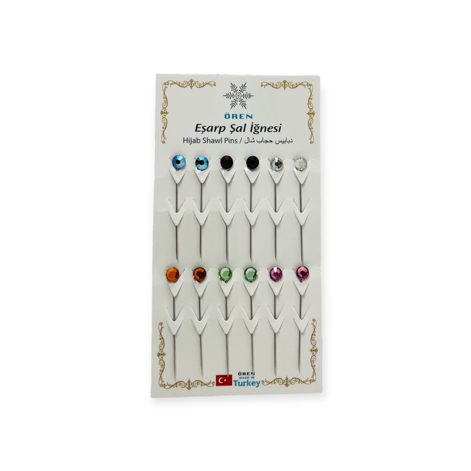 Hijab and Scarf - Ladies Scarf Hijab Shawl Pins Different Colour Hijab and Scarf - Ladies Scarf Hijab Shawl Pins Different Colour