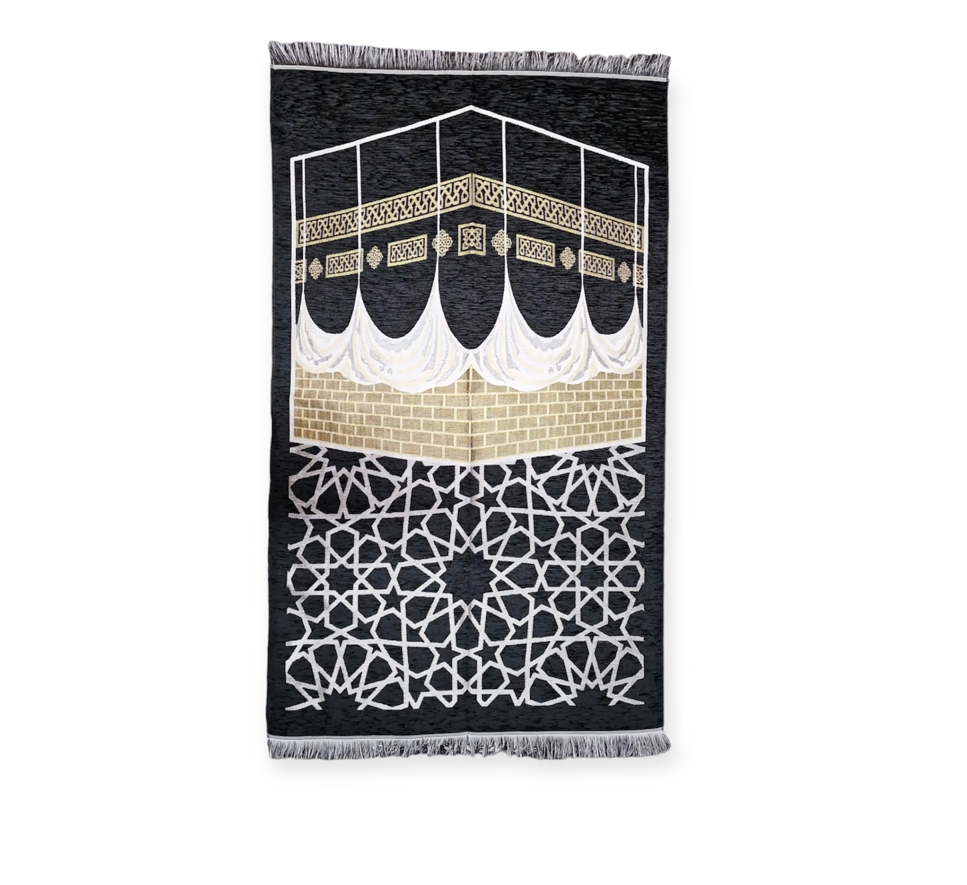 Islamic Prayer Mat - Waaw Kaba design chenille prayer mat Islamic Prayer Mat - Waaw Kaba design chenille prayer mat