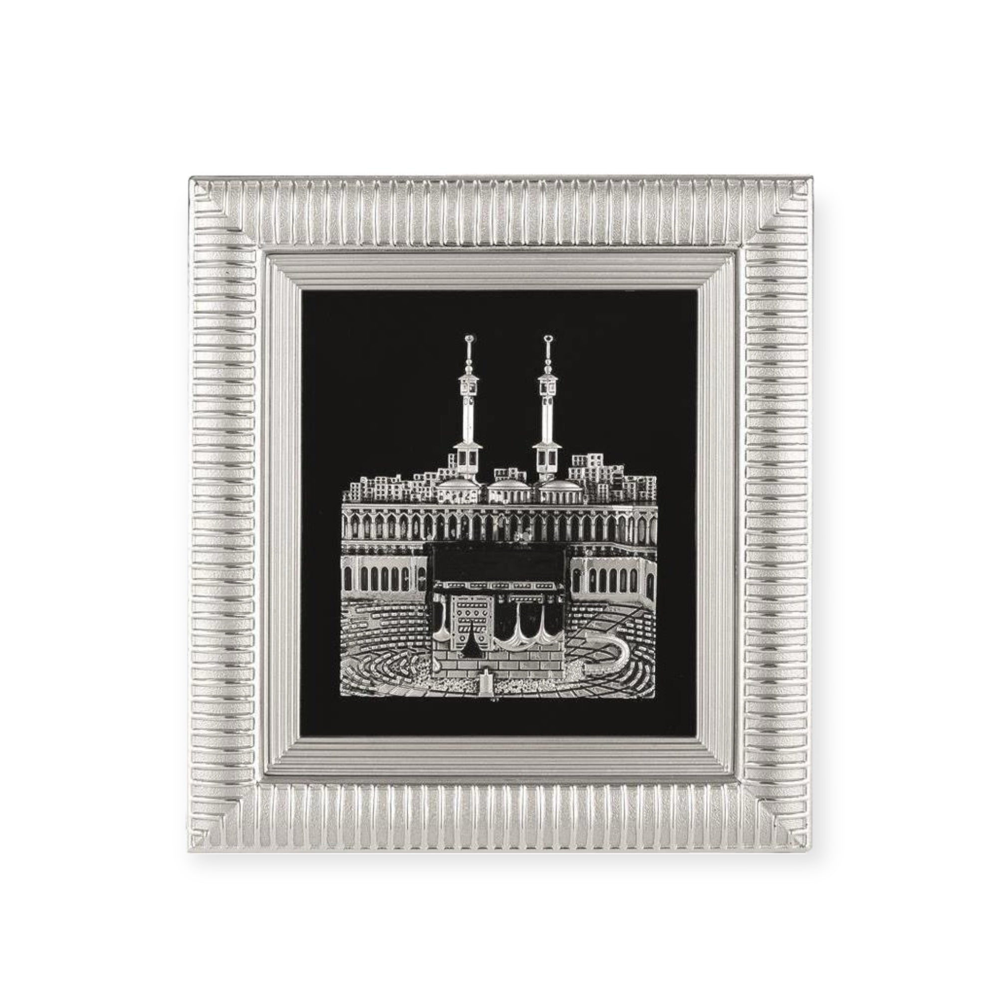Islamic Wall Frame - Kaba Model White Islamic Hanging/Stand Gold Turkish Frame – 18×20 cm Islamic Wall Frame - Kaba Model White Islamic Hanging/Stand Gold Turkish Frame – 18×20 cm