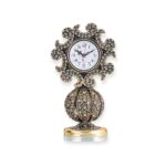 99 Names of Allah Table Clock Islamic Ornament – Gold or Silver