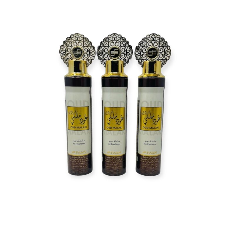 Islamic Air Freshener - Oud Malaki Home Air freshener 300ml By Faan 3 pack