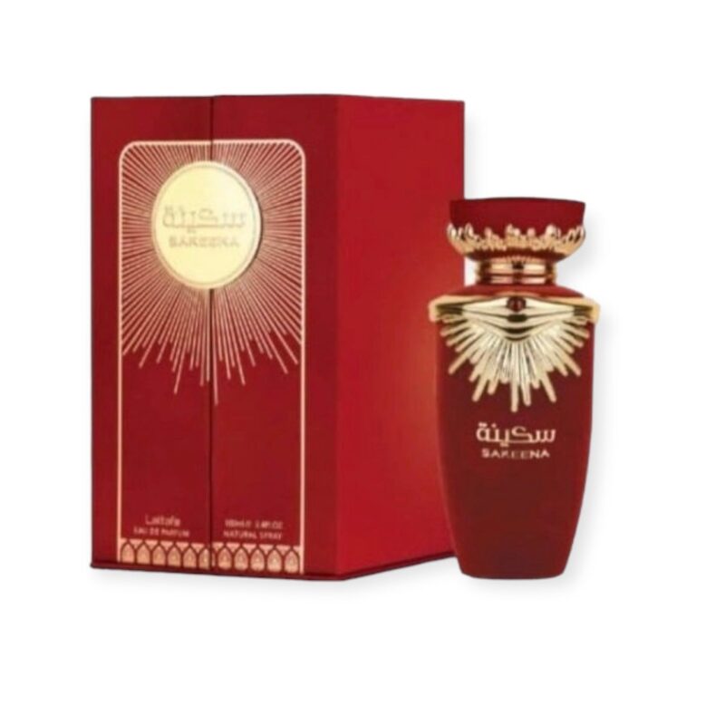 Arabian Perfume - Sakeena Eau De Parfum 100ml – Unisex Floral Fruity Gourmand by Lattafa