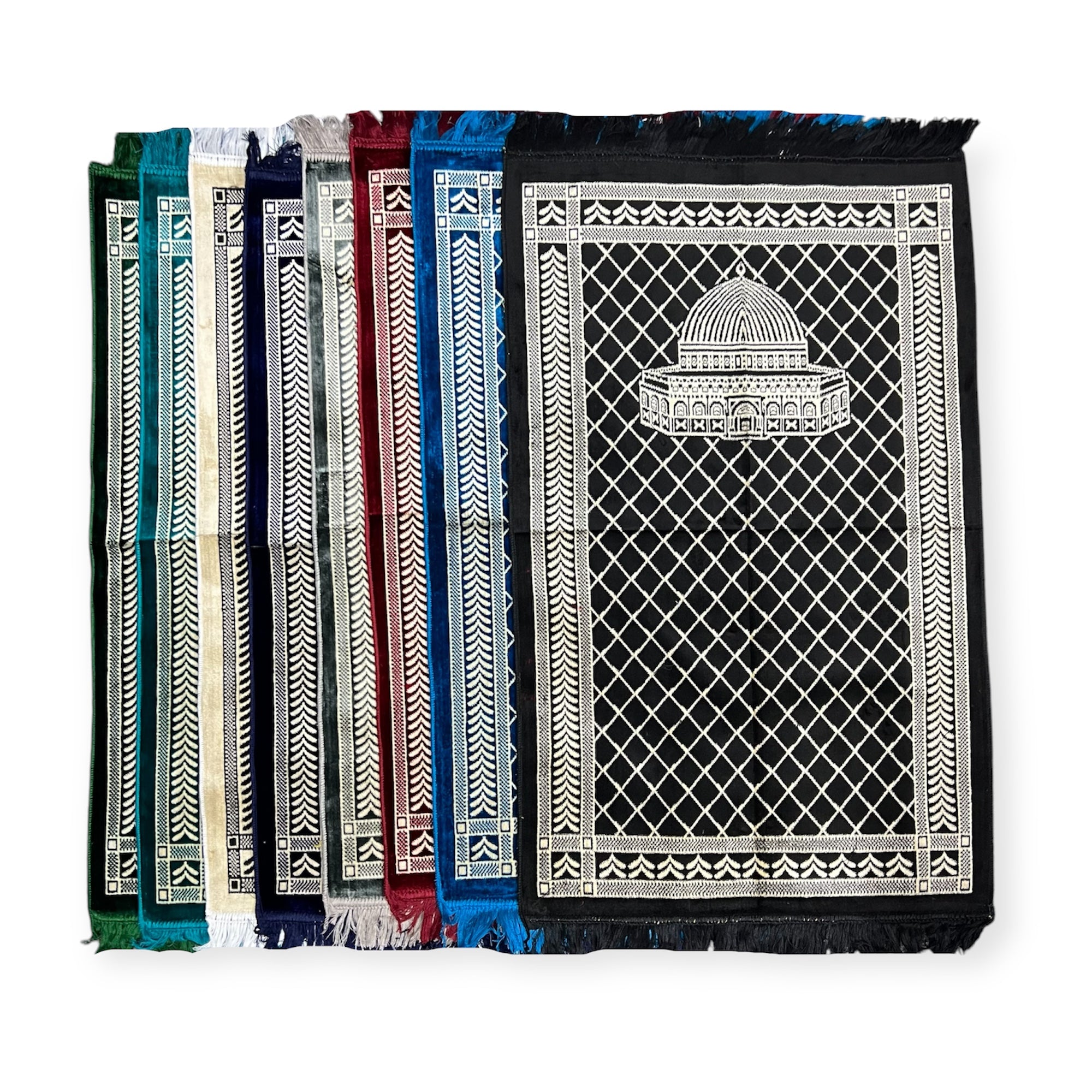 Islamic Prayer Mat - Masjid Al-Aqsa Design Prayer Mat Turkish Sajida Salah Rug Islamic Prayer Mat - Masjid Al-Aqsa Design Prayer Mat Turkish Sajida Salah Rug