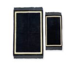 Islamic Prayer Mat - Adult & Child Prayer mat Gift Set Black