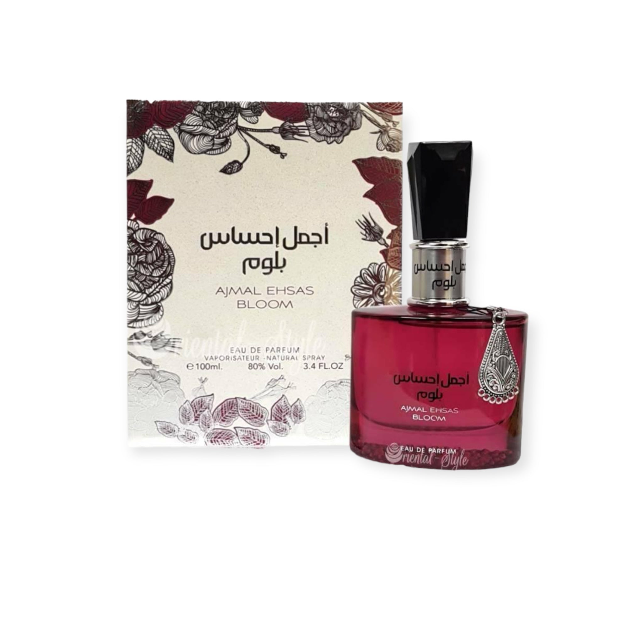 Arabian Perfume - Ajmal Ehsas Bloom EDP – 100 ml – Women’s Fragrance – Floral Fruity Notes with Vanilla and Sandalwood Arabian Perfume - Ajmal Ehsas Bloom EDP – 100 ml – Women’s Fragrance – Floral Fruity Notes with Vanilla and Sandalwood