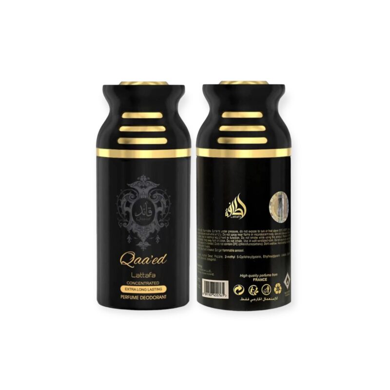 Arabian Perfume - LATTAFA DEO 250 ML -QAA'ED Deodorant Long Lasting Floral Fragrance