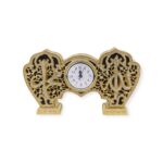 Islamic Wall Clock - Allah Muhammad Trinket Triple Clock White BB-0979-2619