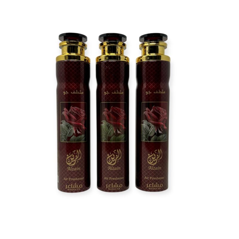 Islamic Air Freshener - Alzain 300ml By MASHA'ER AIR FRESHENER SPRAY 300ML Pack of 3