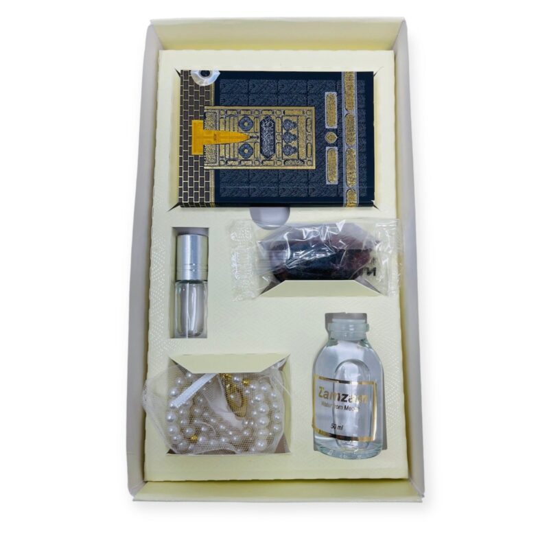Tasbeeh Prayer Beads - Islamic Gift Box Tasbeeh, Zamzam Water, Attar, Dates &Yaseen books careem