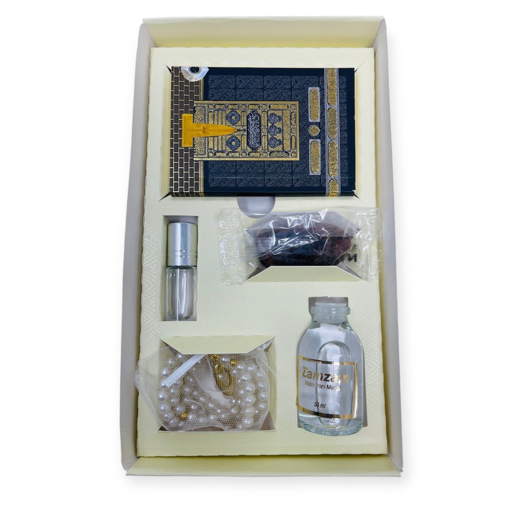 Tasbeeh Prayer Beads - Islamic Gift Box Tasbeeh, Zamzam Water, Attar, Dates &Yaseen books careem Tasbeeh Prayer Beads - Islamic Gift Box Tasbeeh, Zamzam Water, Attar, Dates &Yaseen books careem