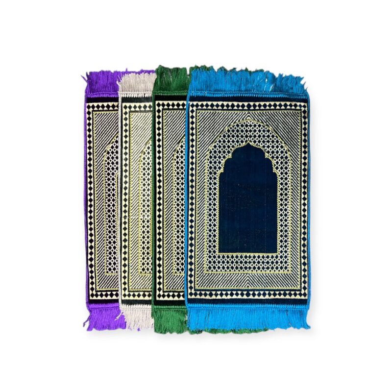 Islamic Prayer Mat - Baby Prayer Mat – Turkish 35x60cm – High-Quality Plain Prayer Mat with Minimalist Mihrab Design