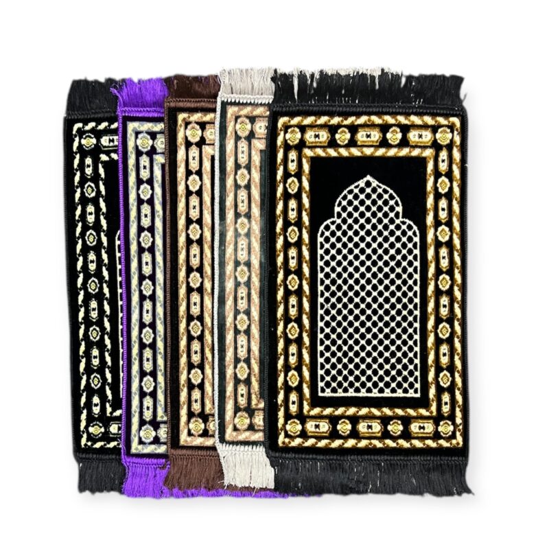 Islamic Prayer Mat - Baby Prayer Mat – Turkish 35x60cm – High-Quality Plain Prayer Mat with Minimalist Mihrab Design