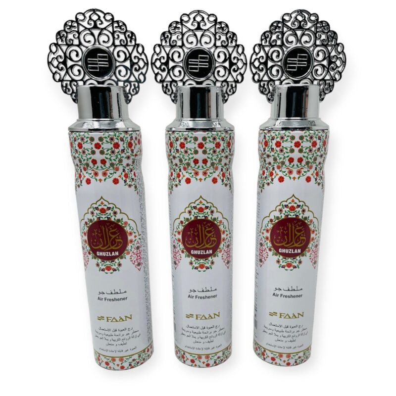 Islamic Air Freshener - Ghuzlan Home Air freshener 300ml By Faan 3 pack