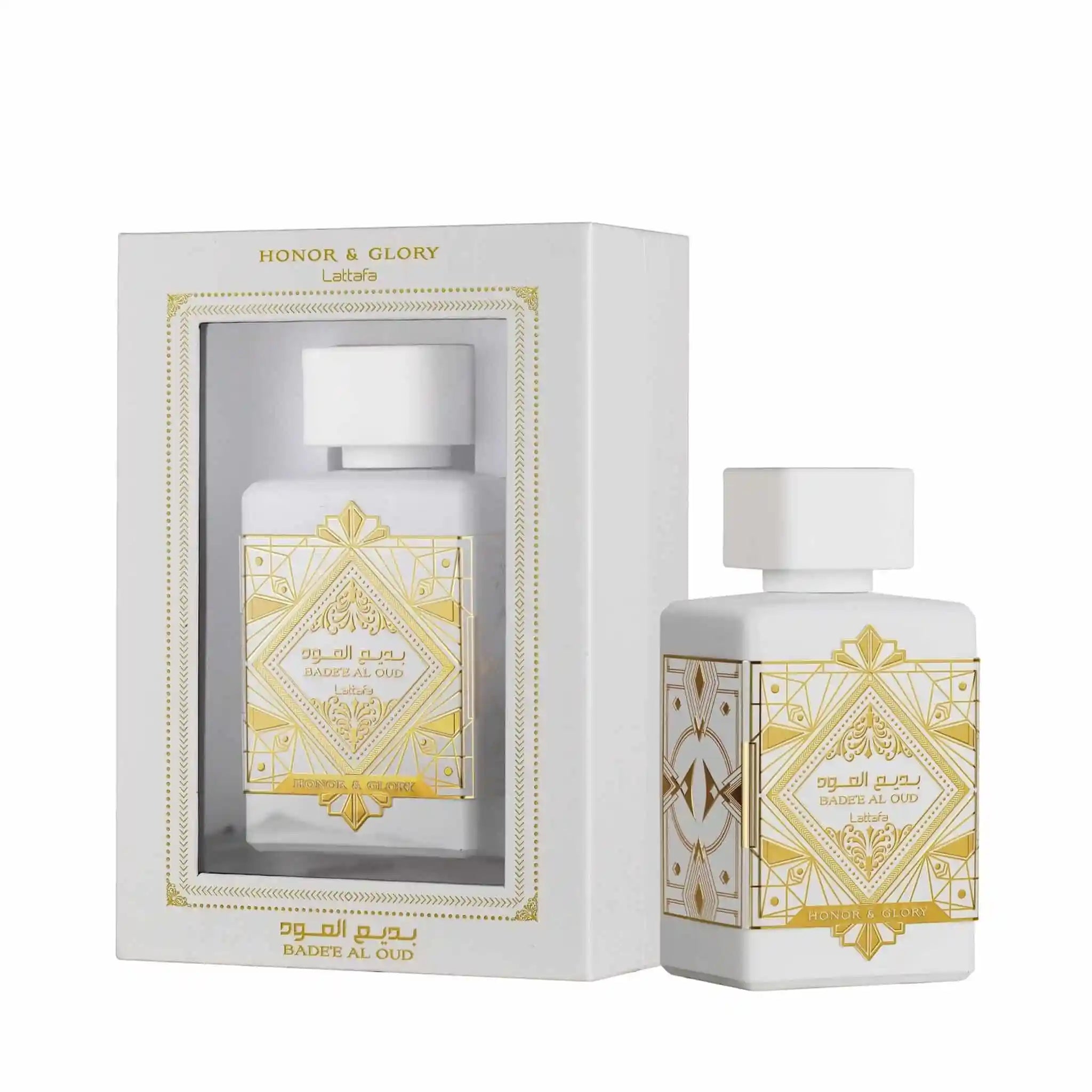 Arabian Perfume - Lattafa Badee Al Oud Honor & Glory Eau De Parfum 100ml – Unisex Oriental Spicy Fragrance Arabian Perfume - Lattafa Badee Al Oud Honor & Glory Eau De Parfum 100ml – Unisex Oriental Spicy Fragrance