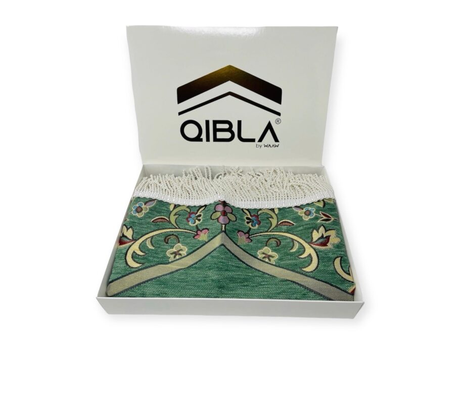 Islamic Prayer Mat - Qibla Prayer mat With Gift Box