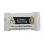 Hajj and Umrah Essential - Fragrance-Free Wet Wipes for Hajj & Umrah – Ihram-Friendly, Alcohol-Free, Travel-Ready