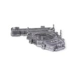 Islamic Home Decor - Kaba Al Masjid Al Haram Mecca Replica Silver (Medium)