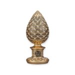 Islamic Ornament - Asma ul Husna Table Decor Golden pine cone with Blue stones Gold/Silver/Pearl (Large)