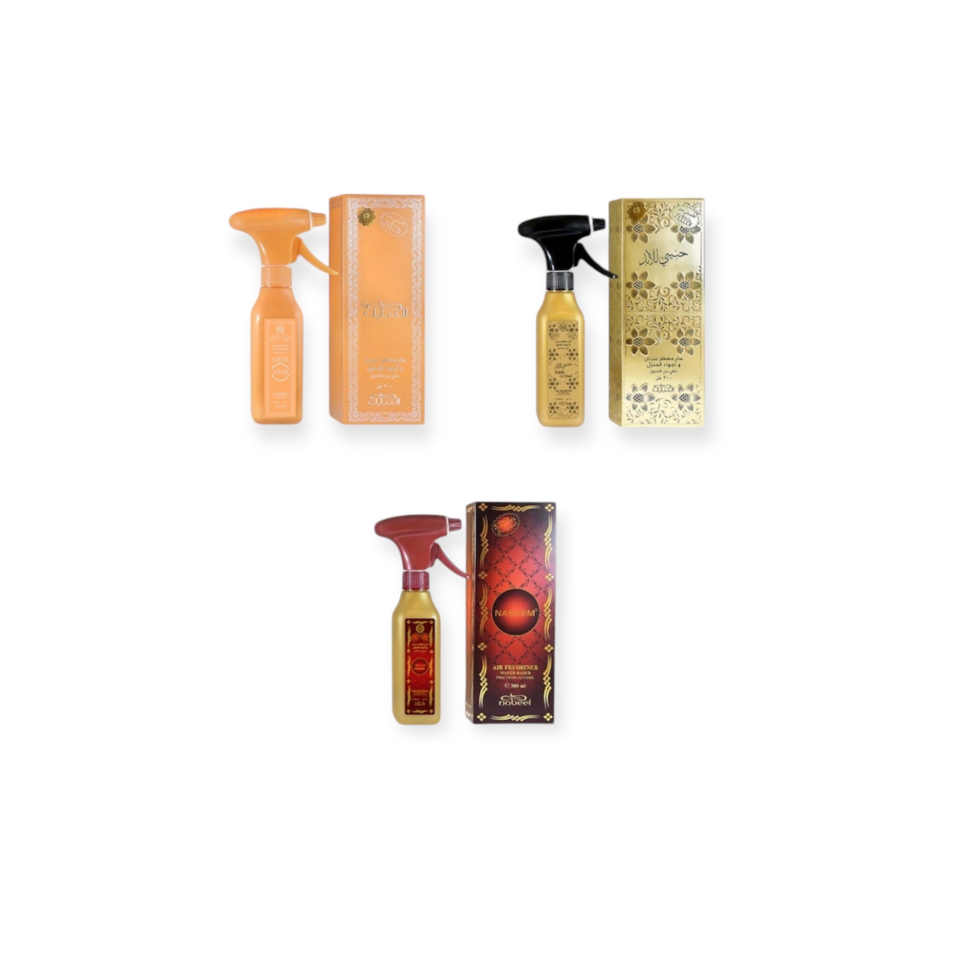 Islamic Air Freshener - Nabeel Water base Air Freshener 300ml Alcohol Free Islamic Air Freshener - Nabeel Water base Air Freshener 300ml Alcohol Free