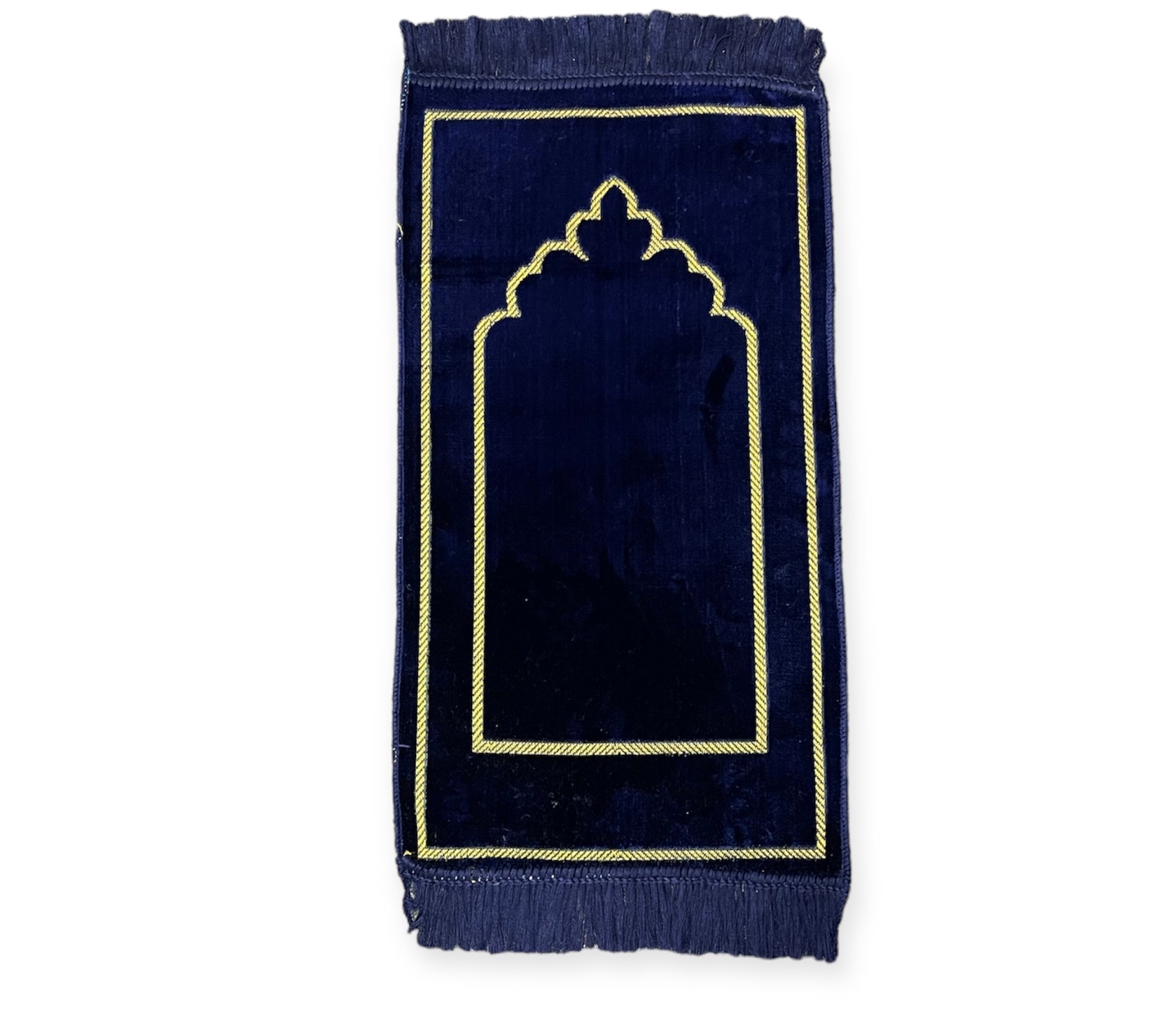 Islamic Prayer Mat - Child Plain Prayer Mat-Blue Colour Islamic Prayer Mat - Child Plain Prayer Mat-Blue Colour