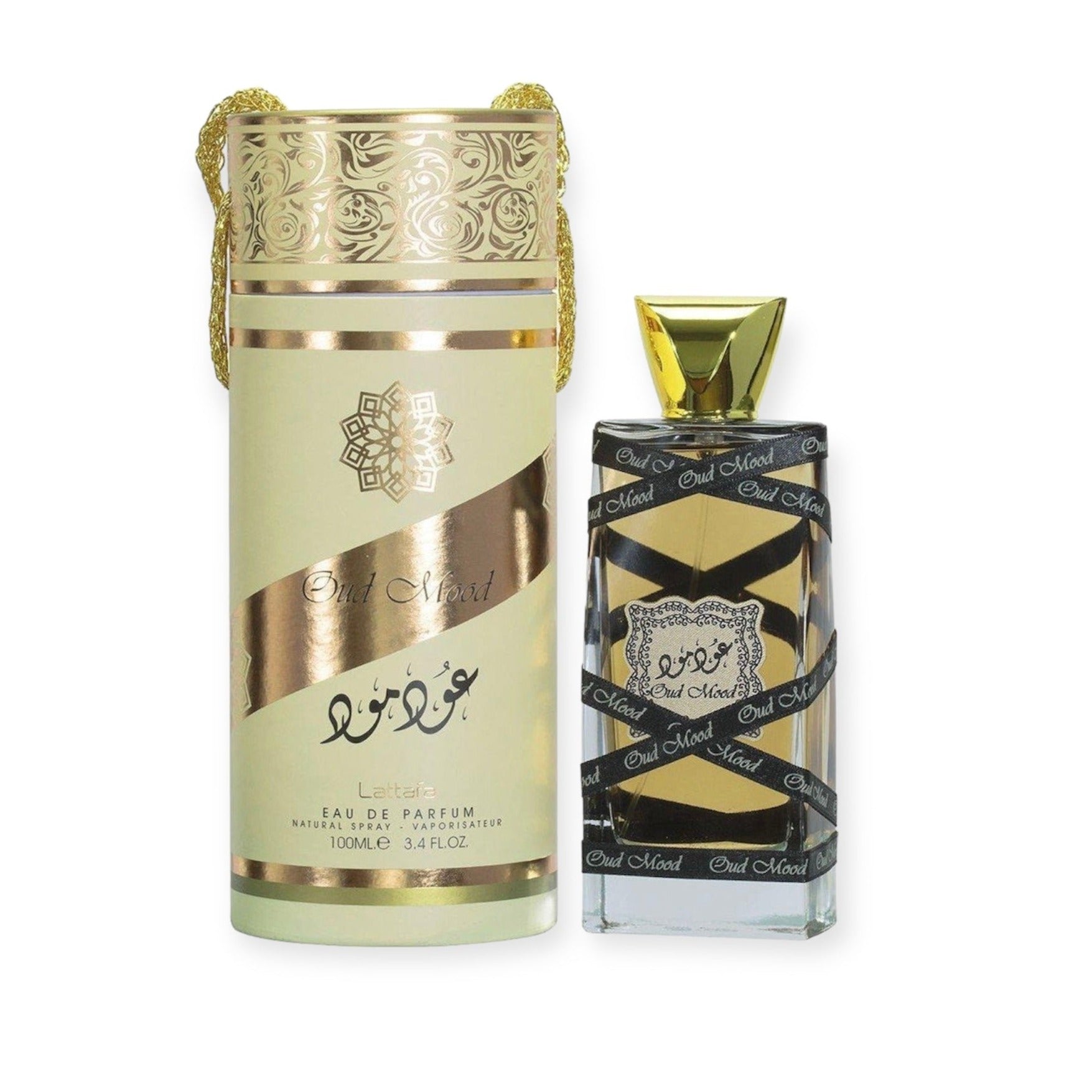Arabian Perfume - Lattafa Oud Mood Perfume Spray – 100 ml Unisex Oriental Floral Amber Woody Scent Arabian Perfume - Lattafa Oud Mood Perfume Spray – 100 ml Unisex Oriental Floral Amber Woody Scent