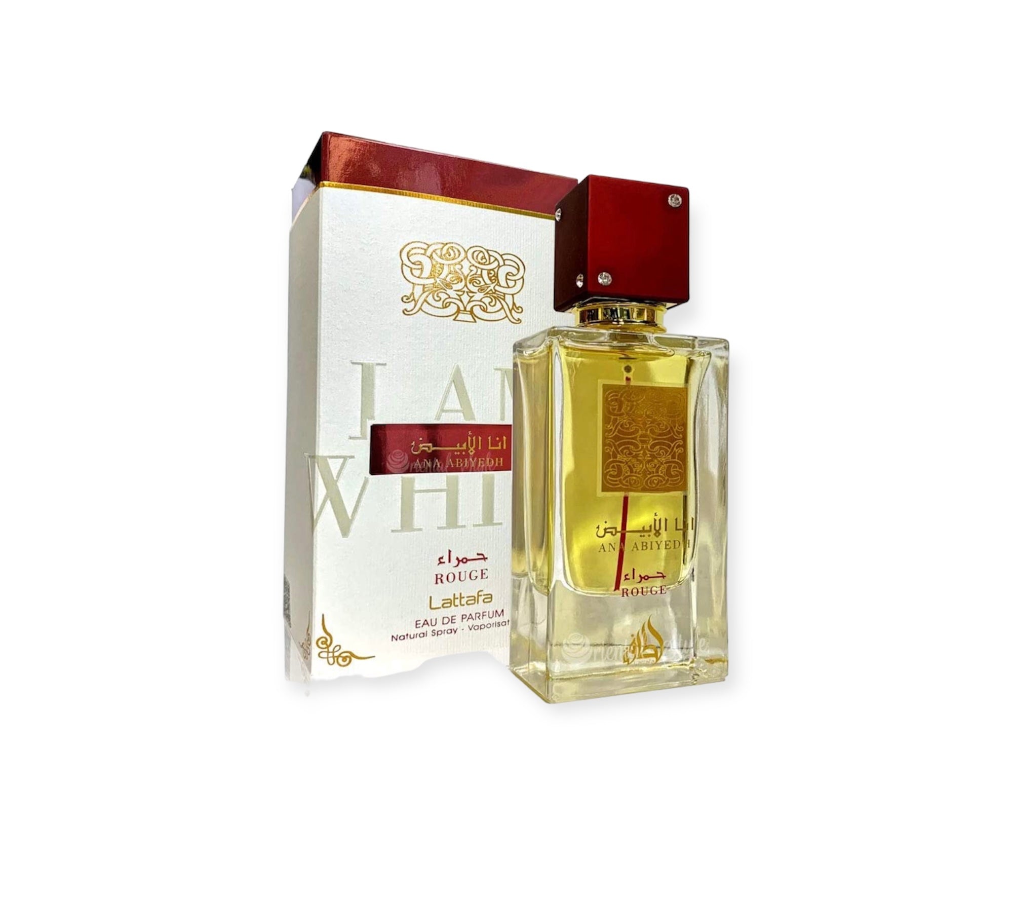 Arabian Perfume - Ana Abiyedh Rouge Eau De Parfum 60ml – Unisex Amber-Saffron Fragrance by Lattafa Arabian Perfume - Ana Abiyedh Rouge Eau De Parfum 60ml – Unisex Amber-Saffron Fragrance by Lattafa