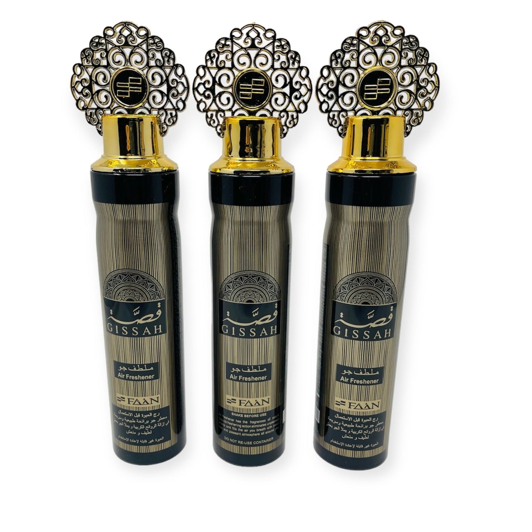 Islamic Air Freshener - Gissah Home Air freshener 300ml By Faan 3 pack Islamic Air Freshener - Gissah Home Air freshener 300ml By Faan 3 pack