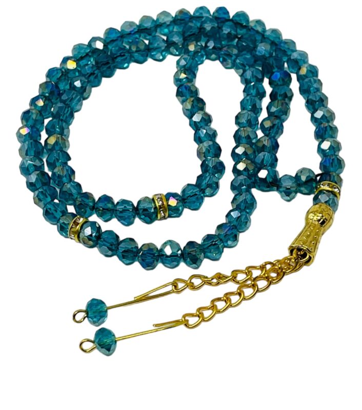 Tasbeeh Prayer Beads - Crystal Prayer Beads, Tasbih, Misbaha, Eid Islamic Gift, worry beads