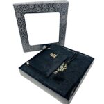 Islamic Prayer Mat - Gift Box With Prayer mat, Tasbeeh & Yaseen Dua Books