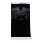 Islamic Prayer Mat - Kaba design chenille prayer mat