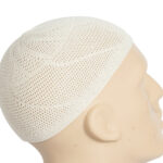 Muslim Prayer Hat - Gold Chenille classic prayer hat