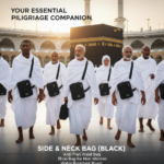 Hajj and Umrah Essential - Hajj Safe Side & Neck Bag, Bag Anti-Theft Waist Bag, Shoe Bag for Men Women Water Resistant