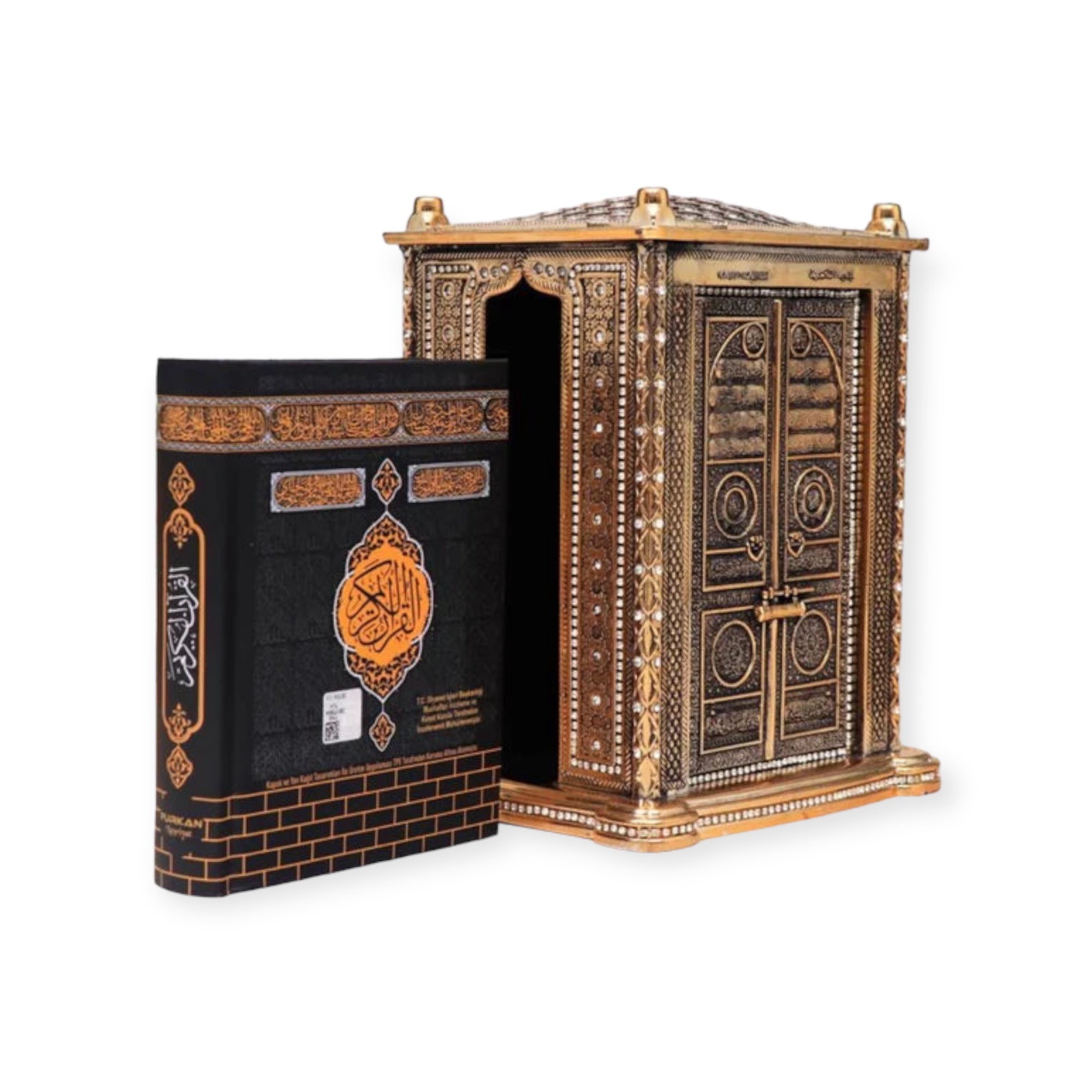 Quran With Kaaba Replica | Kaba Design Quran Gift Set | Islamic Book, Koran Storage Box | Muslim Home Decor | Quran With Kaaba Replica | Kaba Design Quran Gift Set | Islamic Book, Koran Storage Box | Muslim Home Decor |